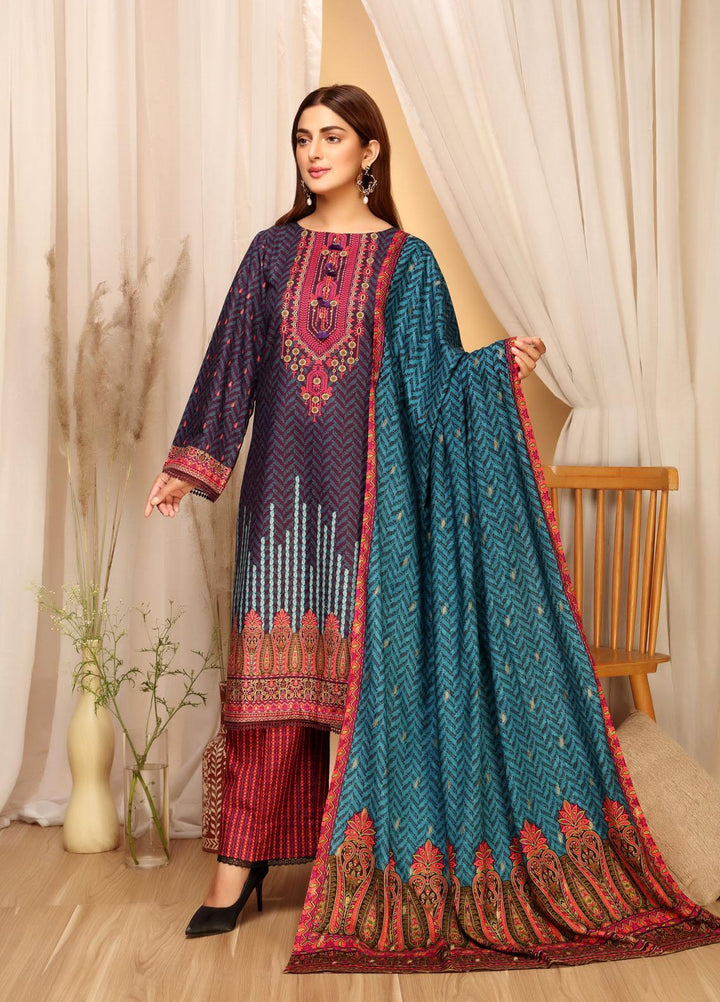 Ittehad Textiles Printed Khaddar Suits Unstitched 3 Piece IT21GK LF-GK-2115B - Winter Collection