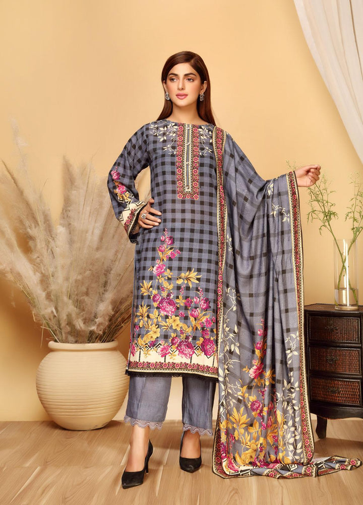 Ittehad Textiles Printed Khaddar Suits Unstitched 3 Piece IT21GK LF-GK-2117B - Winter Collection