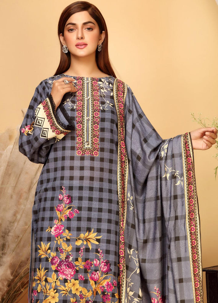 Ittehad Textiles Printed Khaddar Suits Unstitched 3 Piece IT21GK LF-GK-2117B - Winter Collection