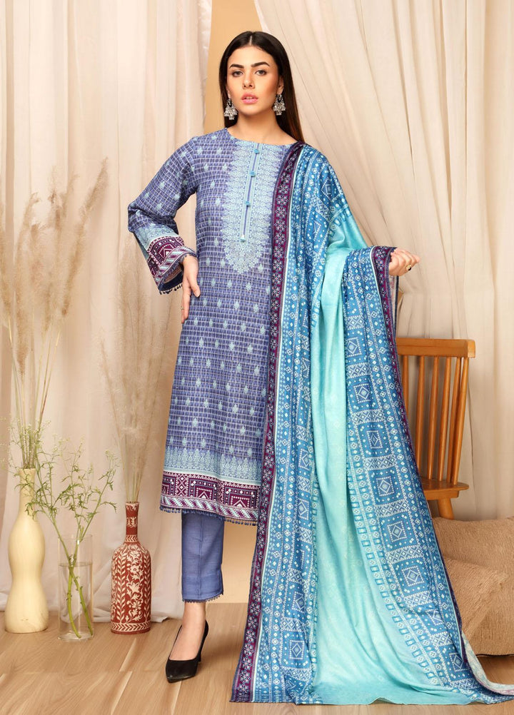Ittehad Textiles Printed Khaddar Suits Unstitched 3 Piece IT21GK LF-GK-2119B - Winter Collection