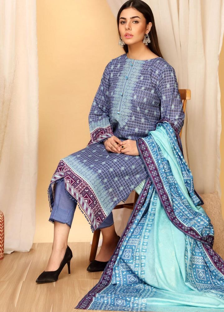 Ittehad Textiles Printed Khaddar Suits Unstitched 3 Piece IT21GK LF-GK-2119B - Winter Collection