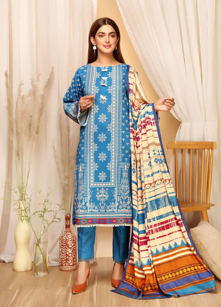 Ittehad Textiles Printed Khaddar Suits Unstitched 3 Piece IT21GK LF-GK-2120B - Winter Collection