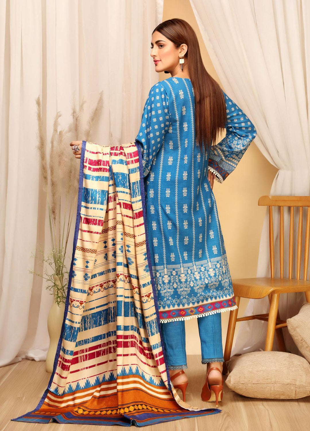 Ittehad Textiles Printed Khaddar Suits Unstitched 3 Piece IT21GK LF-GK-2120B - Winter Collection