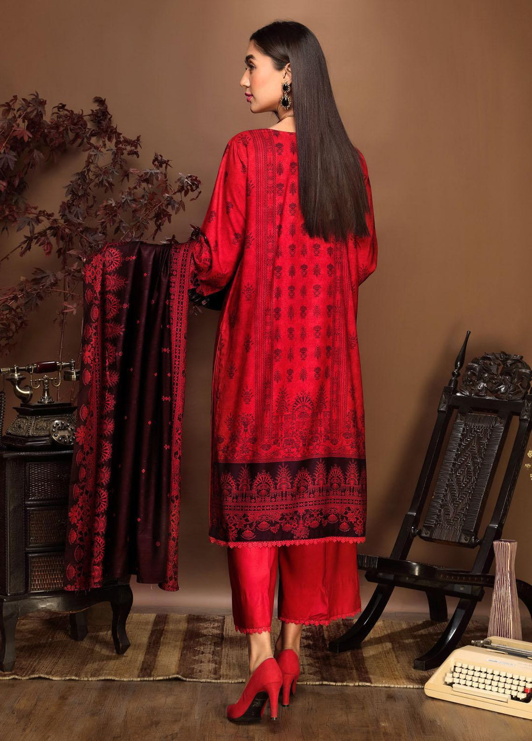 Ittehad Textiles Printed Linen Suits Unstitched 3 Piece IT21PL LF-GN-21707A - Winter Collection