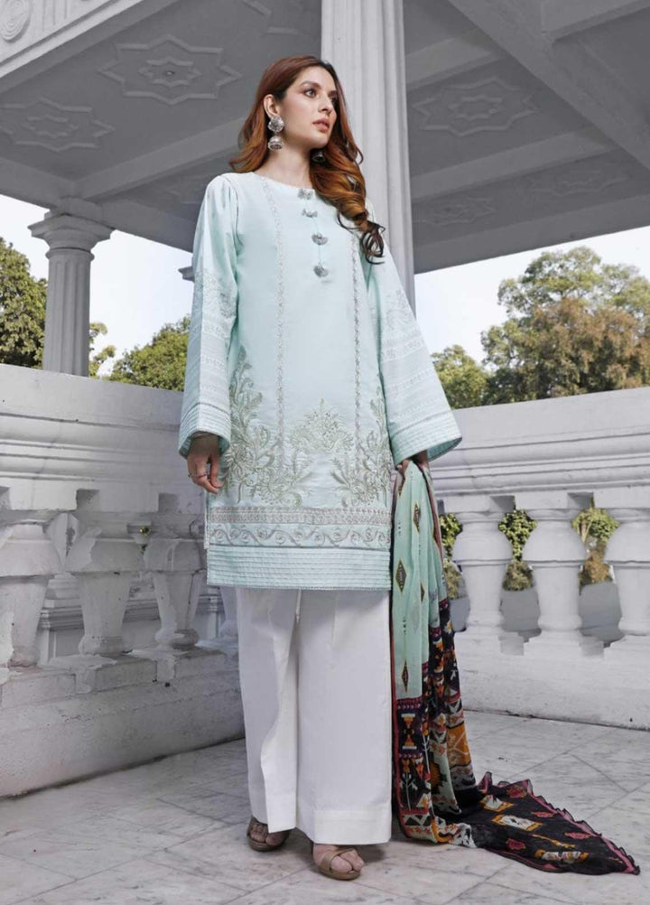 Ittehad Textiles Embroidered Lawn Suits Unstitched 3 Piece IT21EL ITE-LIMPIAR - Summer Collection