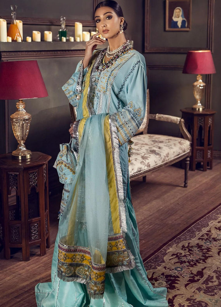 Ittehad Textiles Embroidered Velvet Suits Unstitched 3 Piece IT21WC GULALAI - Wedding Collection