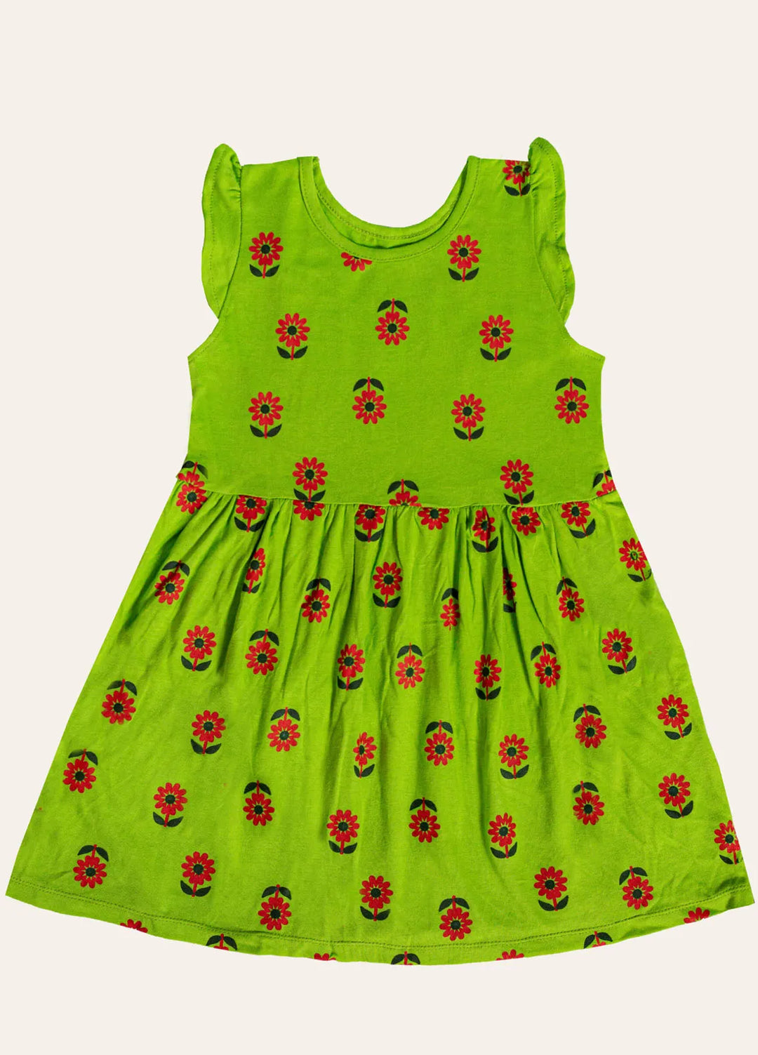 Ixample Pret Printed Cotton Jersey Floral Printed Dress