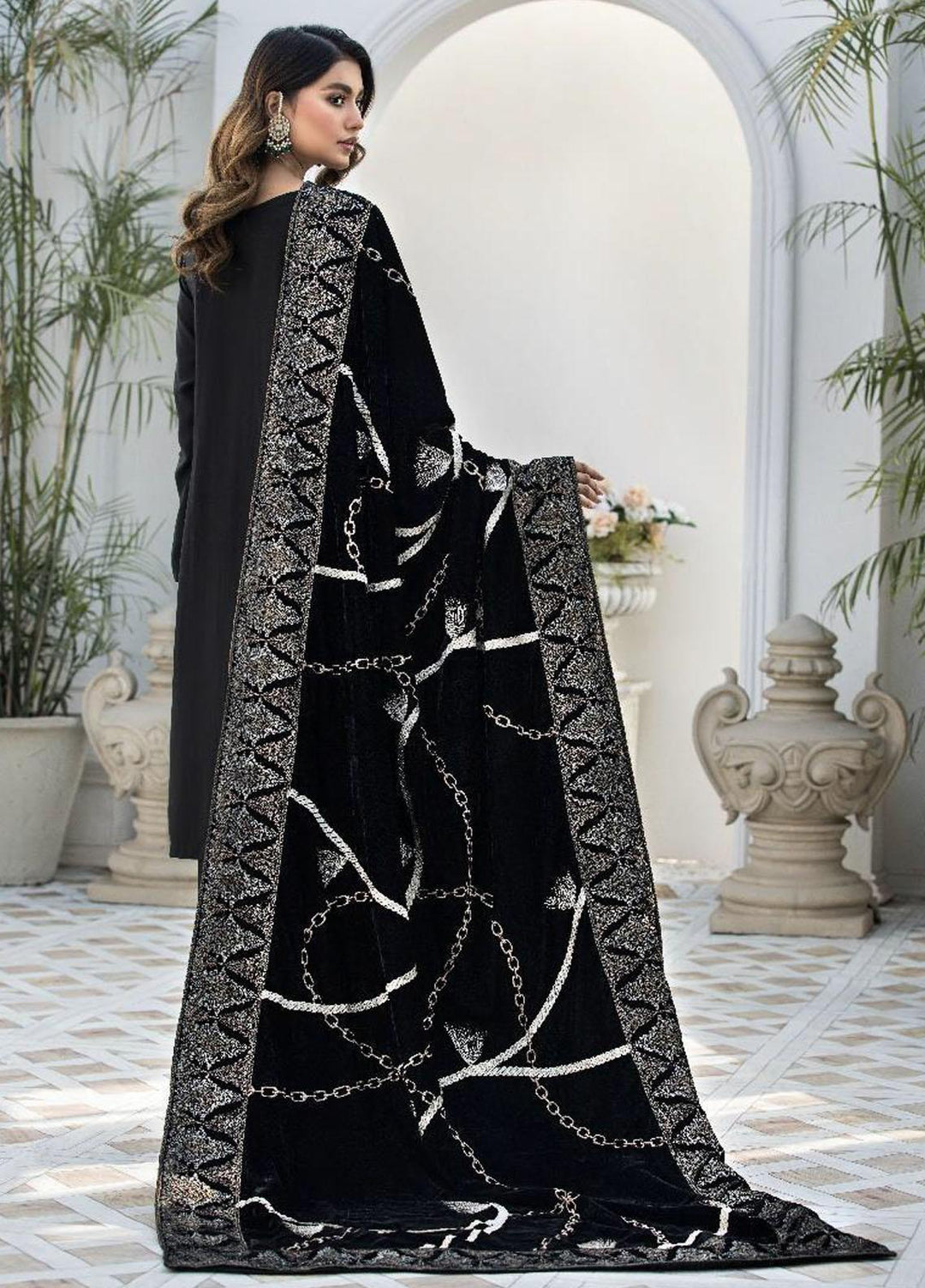 Resham Ghar  Velvet  Shawls RGVS-01 - Winter Shawls
