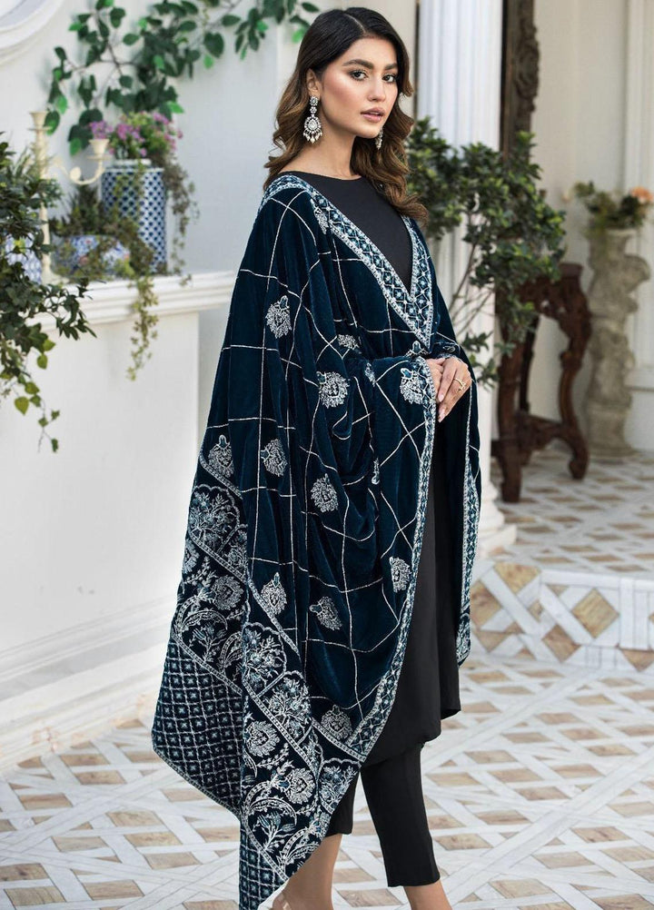Resham Ghar  Velvet  Shawls RGVS-02 - Winter Shawls