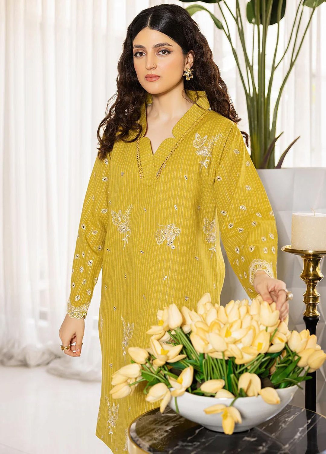 Izel Pret Casual Cotton 2 Piece Suit IZL23P JADE