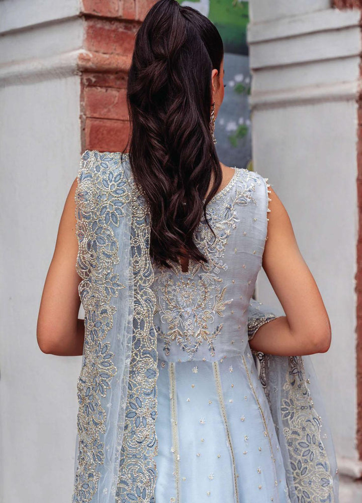 Izhar By Mushq Embroidered Chiffon Suits Unstitched 4 Piece MQ23IZ MCH-10 Tania - Luxury Collection