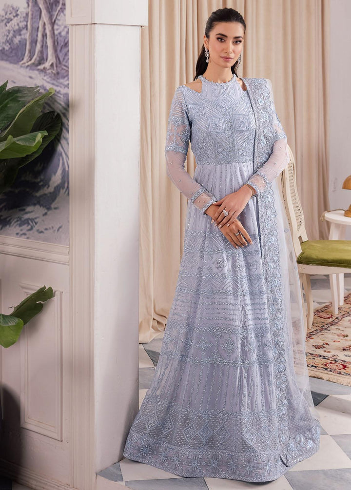 Iznik Embroidered Chiffon Suits Unstitched 3 Piece IZ24 CC 38 Izara - Luxury Collection