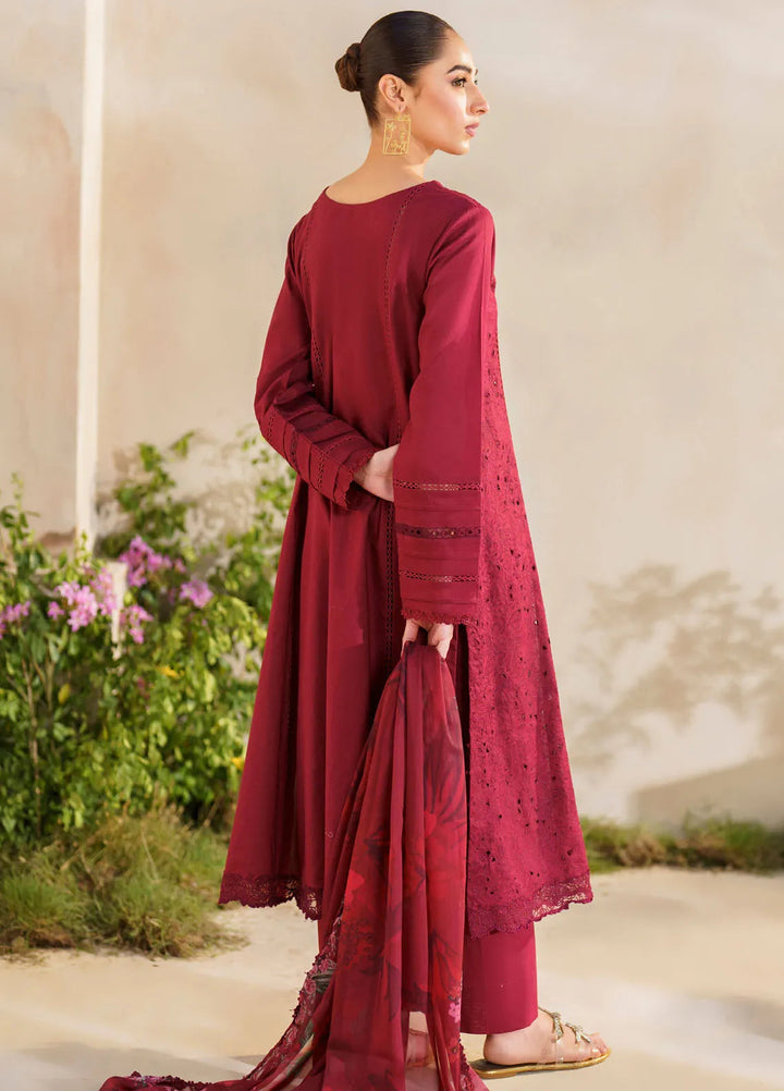 Iznik Embroidered Lawn Suit Unstitched 3 Piece IZ24F SFL-02 Enchantment - Festive Collection