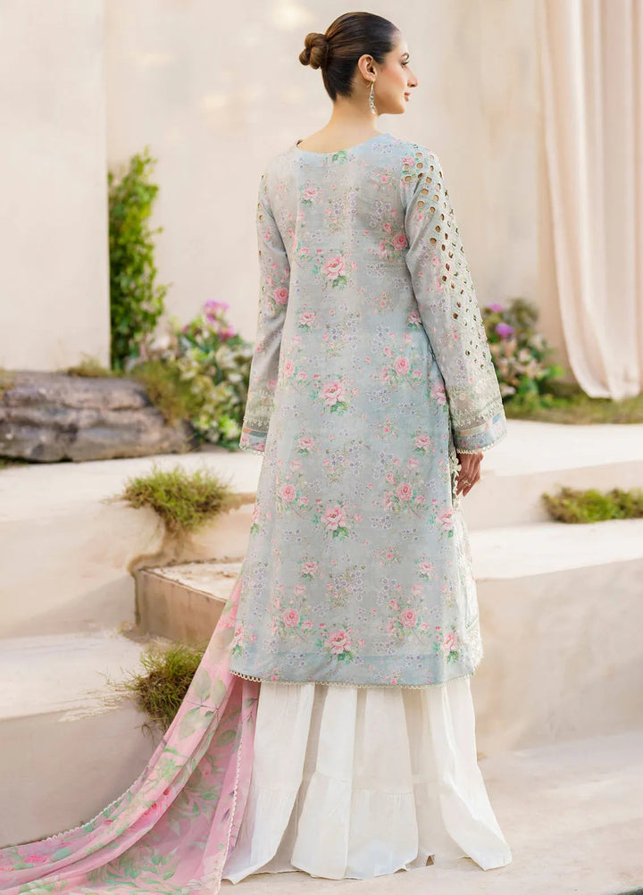 Iznik Embroidered Lawn Suit Unstitched 3 Piece IZ24F SFL-07 Gleam - Festive Collection