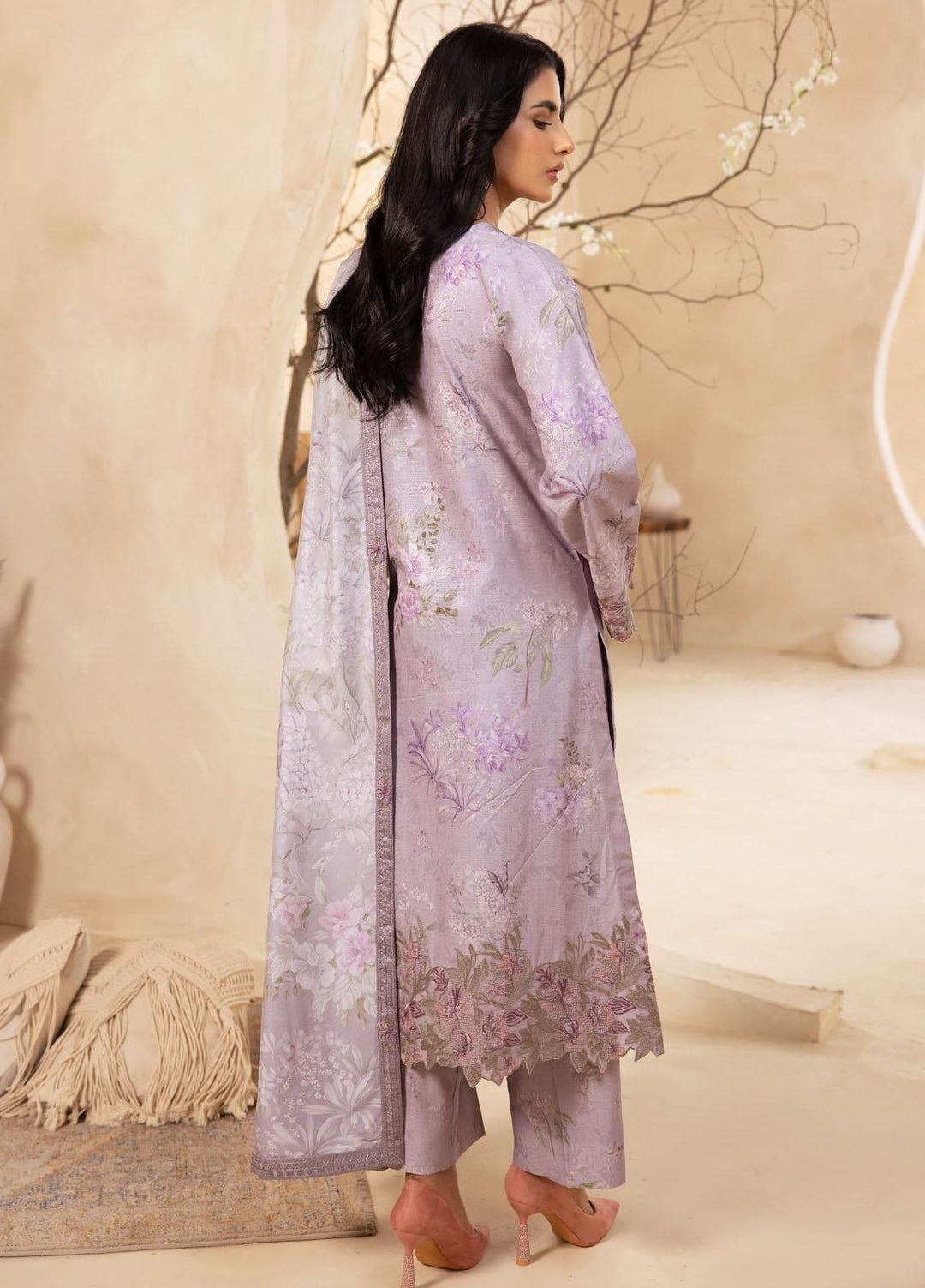 Iznik Embroidered Viscose Suits Unstitched 3 Piece IZ23LW ILW 05 Anais - Winter Collection
