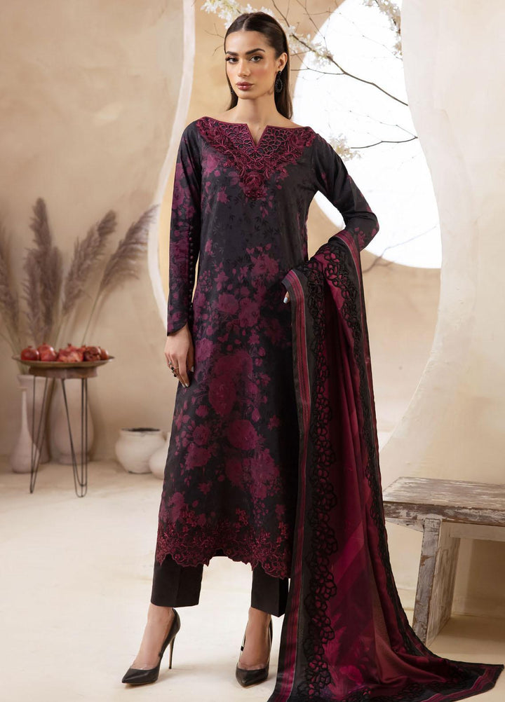Iznik Embroidered Viscose Suits Unstitched 3 Piece IZ23LW ILW 06 Evelynn - Winter Collection