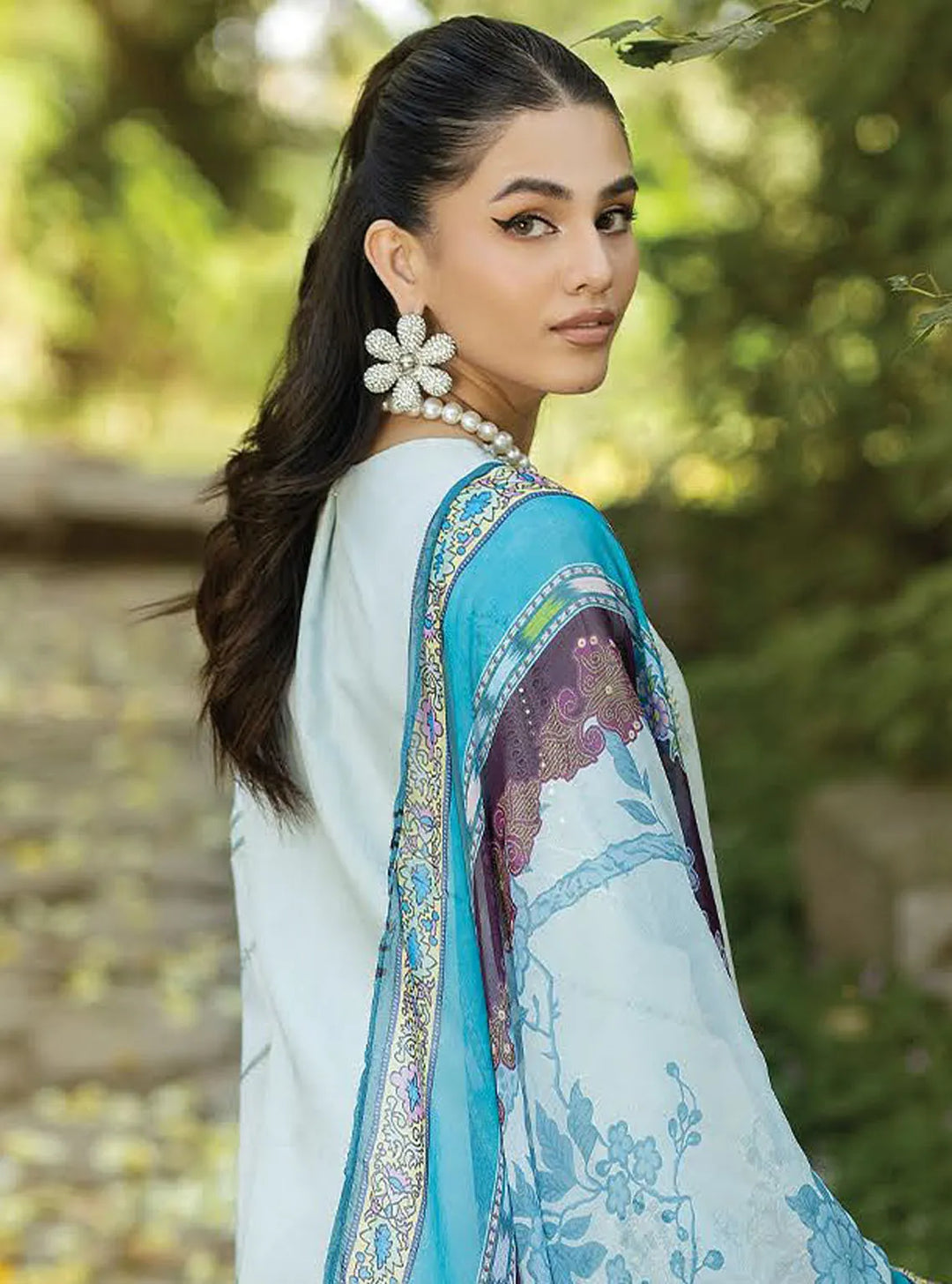 Jaan-E-Adaa By Imrozia Premium Embroidered Lawn Suit Unstitched 3 Piece IMP24J IPL-07 Zarafat - Summer Collection