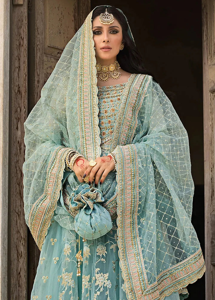 Jahan By Erum Khan Embroidered Organza Suit Unstitched 4 Piece EK24JV2 Shahbano - Formals Collection
