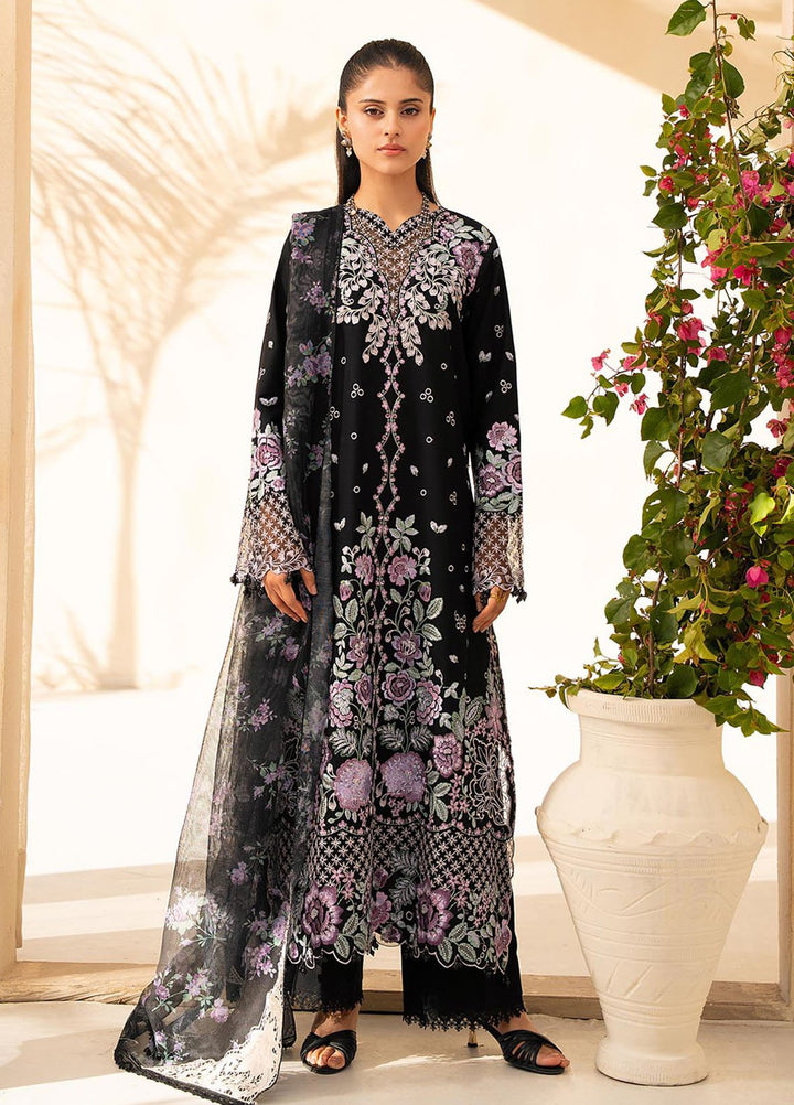 Jahan by Rajbari Embroidered Lawn Suits Unstitched 3 Piece RB25JPF D-1 A Vera - Summer Collection