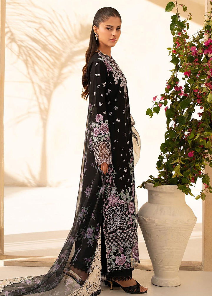 Jahan by Rajbari Embroidered Lawn Suits Unstitched 3 Piece RB25JPF D-1 A Vera - Summer Collection