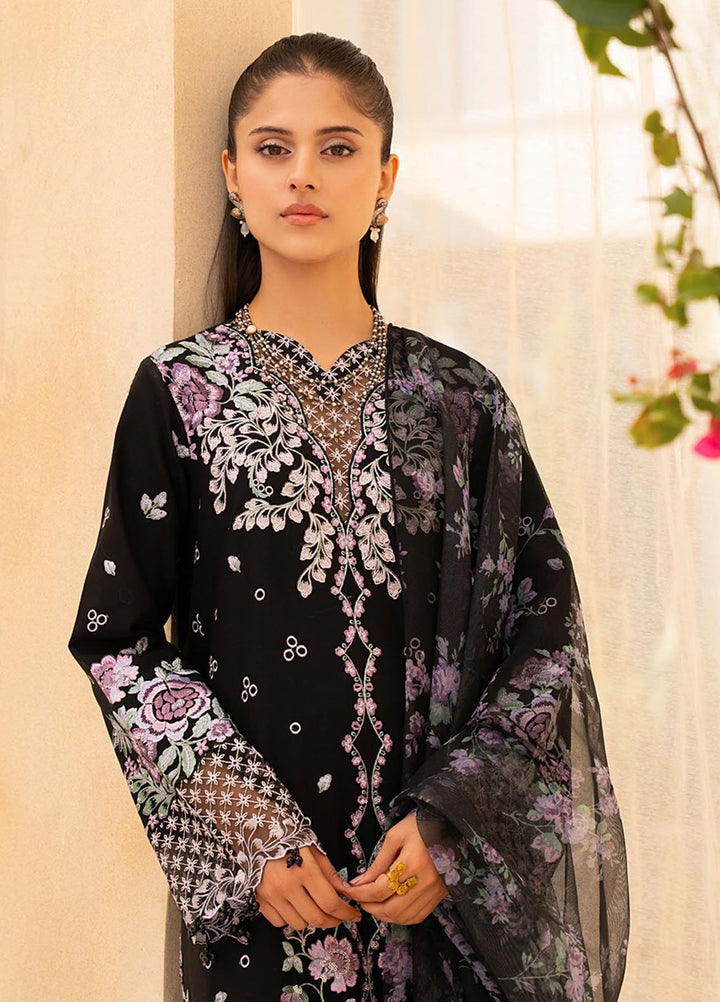 Jahan by Rajbari Embroidered Lawn Suits Unstitched 3 Piece RB25JPF D-1 A Vera - Summer Collection
