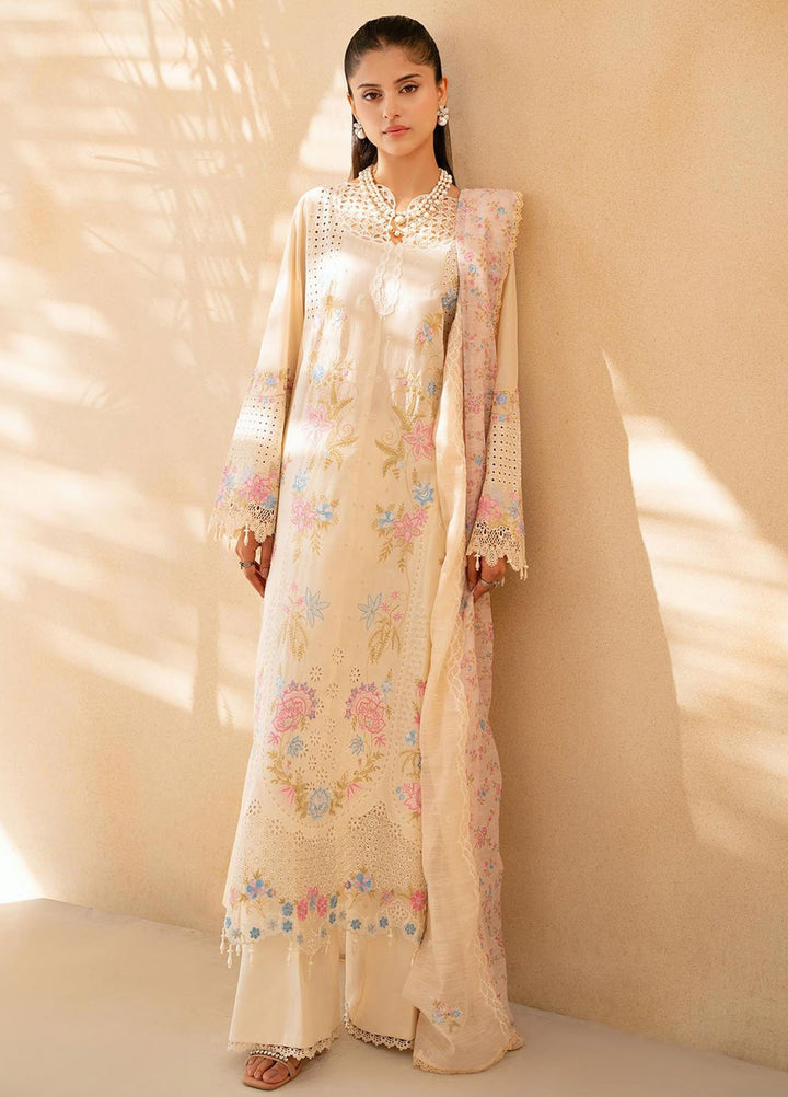 Jahan by Rajbari Embroidered Lawn Suits Unstitched 3 Piece RB25JPF D-2 A Aira - Summer Collection