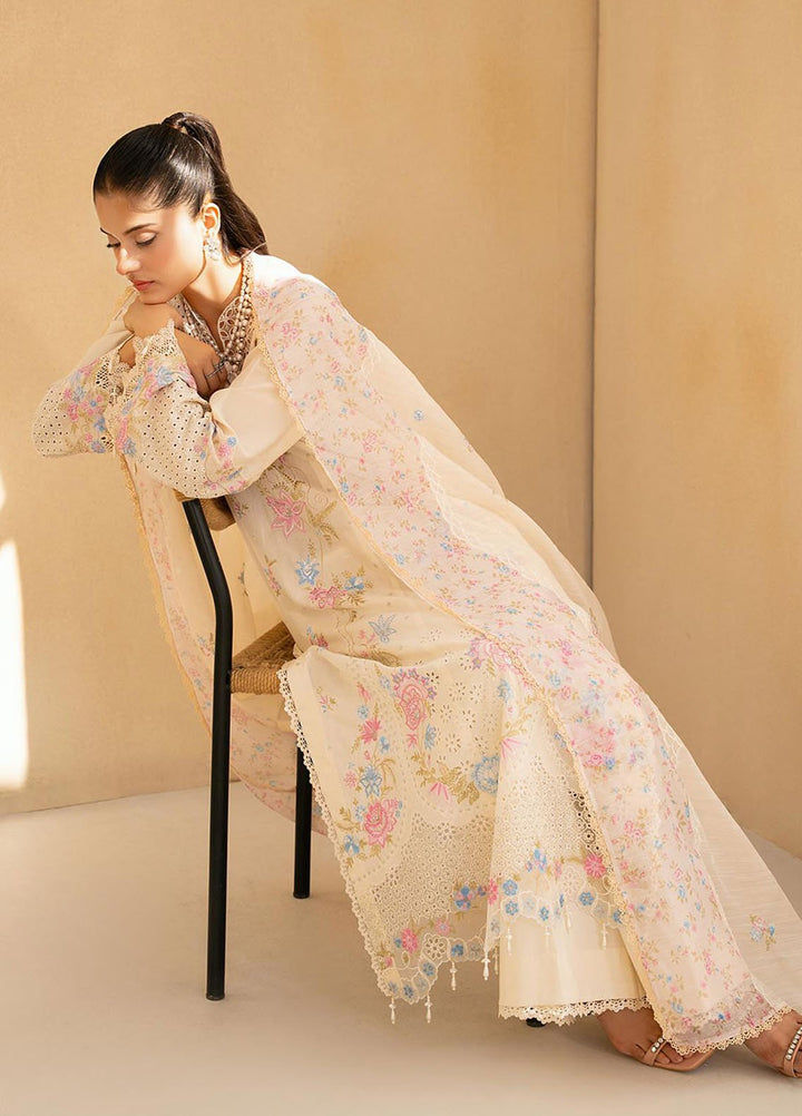 Jahan by Rajbari Embroidered Lawn Suits Unstitched 3 Piece RB25JPF D-2 A Aira - Summer Collection