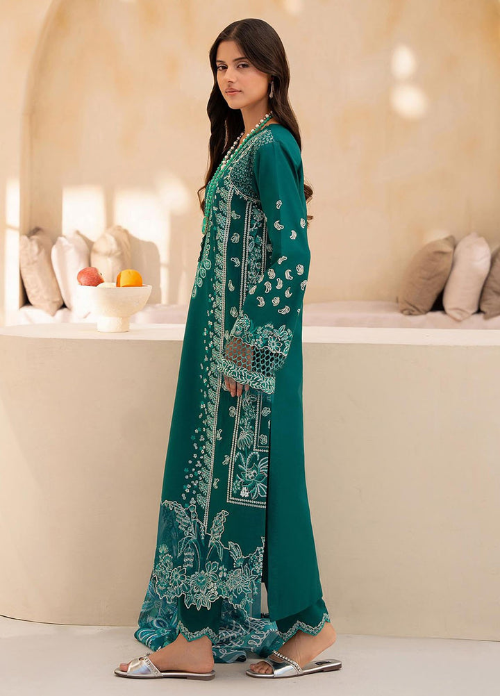 Jahan by Rajbari Embroidered Lawn Suits Unstitched 3 Piece RB25JPF D-5 A Rina - Summer Collection