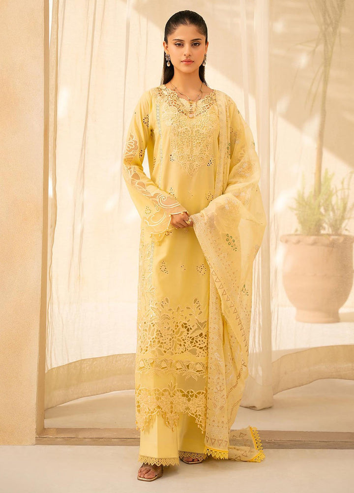Jahan by Rajbari Embroidered Lawn Suits Unstitched 3 Piece RB25JPF D-6 A Oriya - Summer Collection