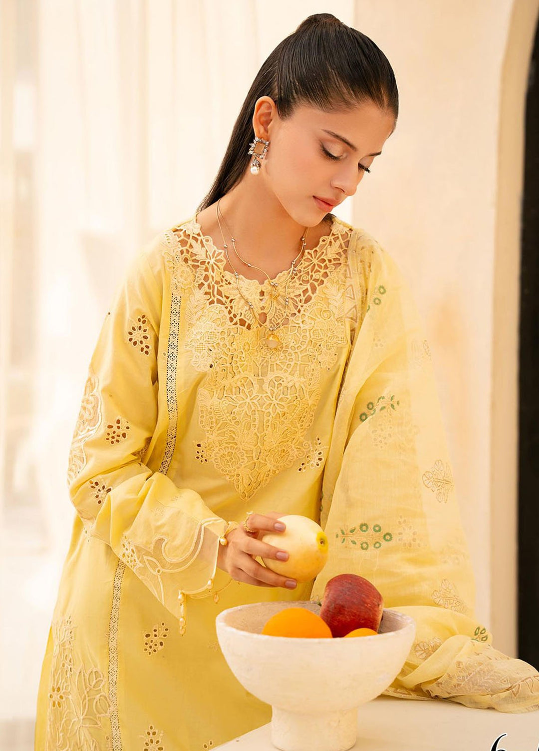 Jahan by Rajbari Embroidered Lawn Suits Unstitched 3 Piece RB25JPF D-6 A Oriya - Summer Collection