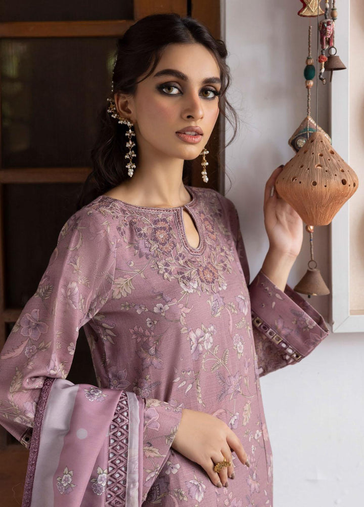 Jahanara By Iznik Embroidered Slub Suits Unstitched 3 Piece IZ23J IJK 06 Delaram - Winter Collection
