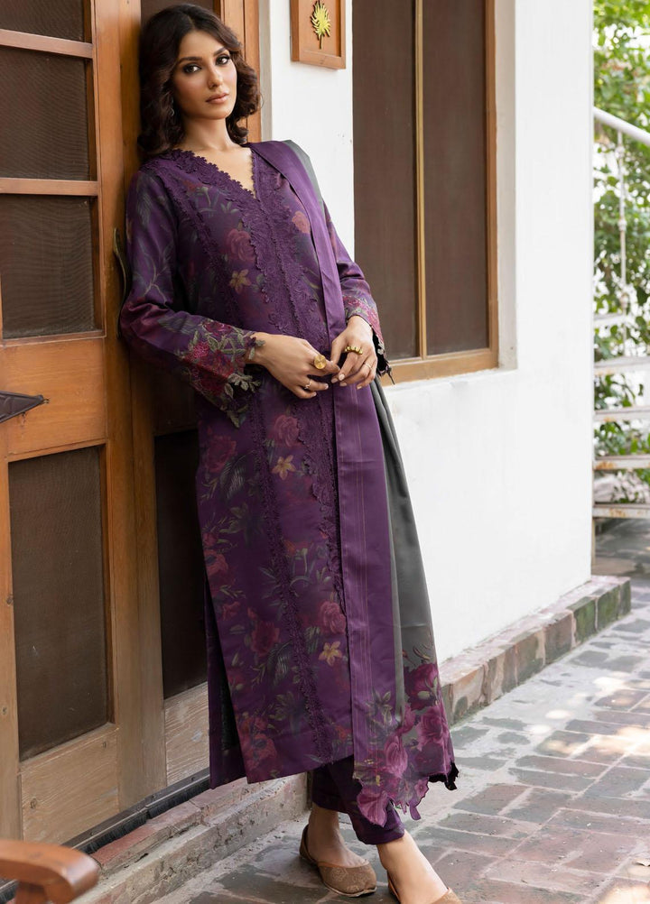 Jahanara By Iznik Embroidered Slub Suits Unstitched 3 Piece IZ23J IJK 07 Ziba - Winter Collection