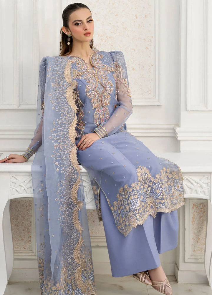 Jamnii Pret Embroidered Organza 3 Piece Suit Elsa