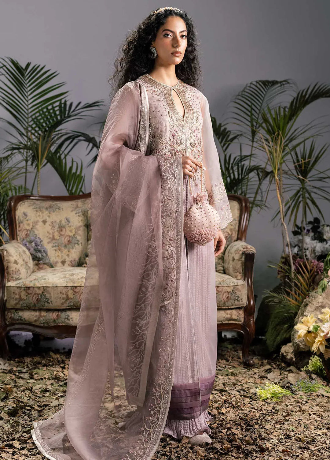 Jamnii Pret Embroidered Organza 3 Piece Suit Enchantment