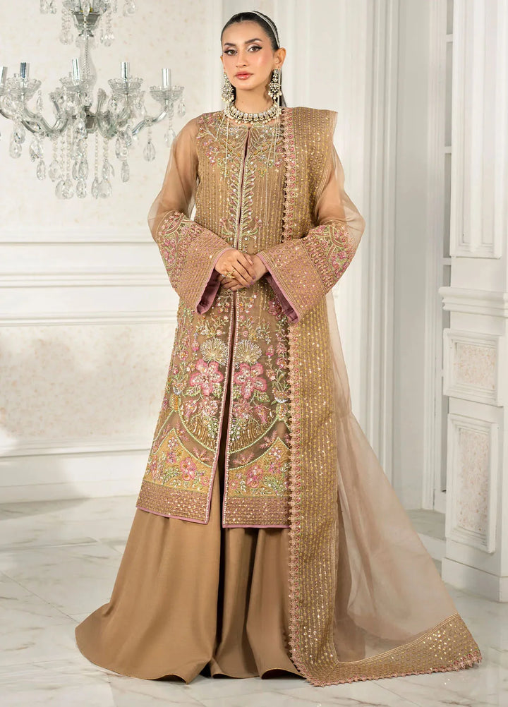 Jamnii Pret Embroidered Organza 3 Piece Suit Irina