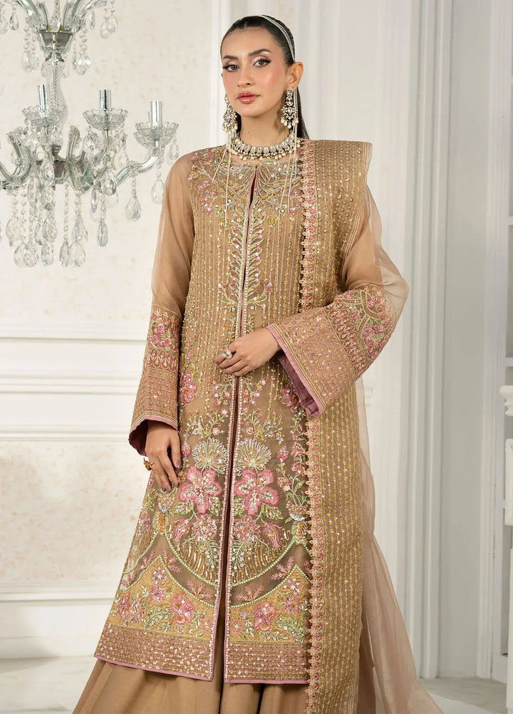 Jamnii Pret Embroidered Organza 3 Piece Suit Irina