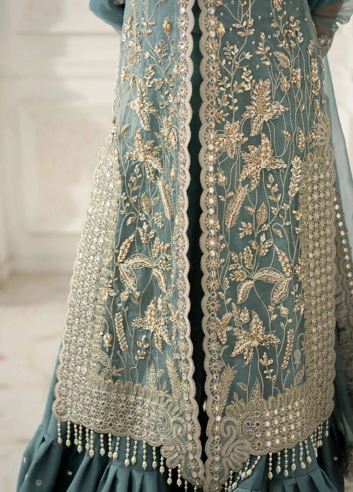 Jamnii Pret Embroidered Organza 3 Piece Suit Rimel