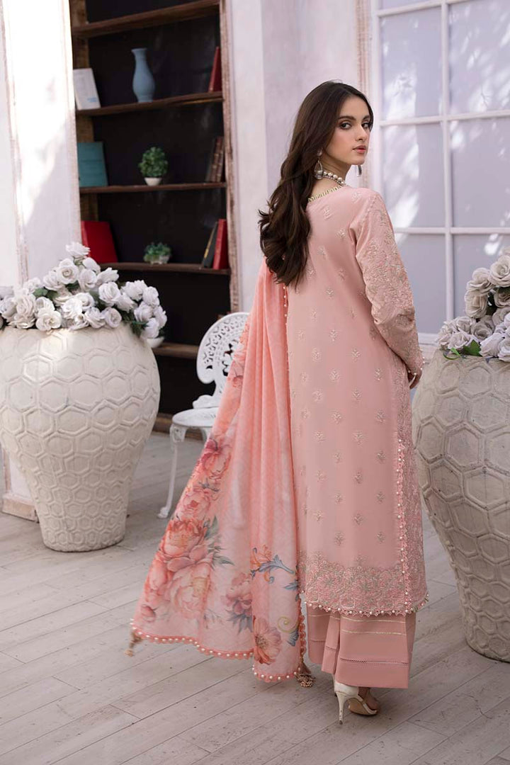 Husn E Adaa by Maham Sultan Unstitched Embroidered Lawn 3 Piece Suit MS26UHA Janan - Lawn Collection