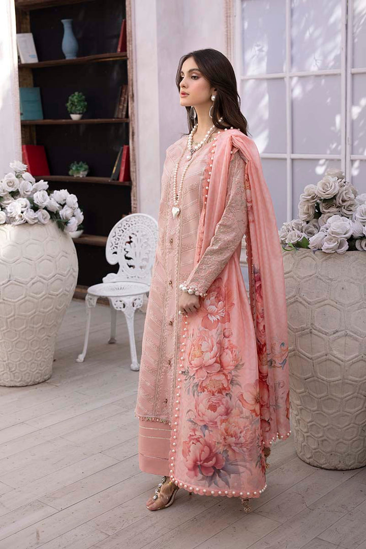 Husn E Adaa by Maham Sultan Unstitched Embroidered Lawn 3 Piece Suit MS26UHA Janan - Lawn Collection