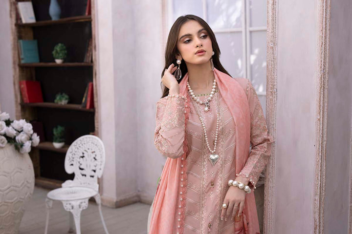 Husn E Adaa by Maham Sultan Unstitched Embroidered Lawn 3 Piece Suit MS26UHA Janan - Lawn Collection