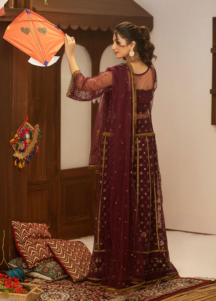 Jashan-e-Bahara By Noorma Kaamal Embroidered  Suits Unstitched 3 Piece NK23JB NK-JB08 - Festive Collection