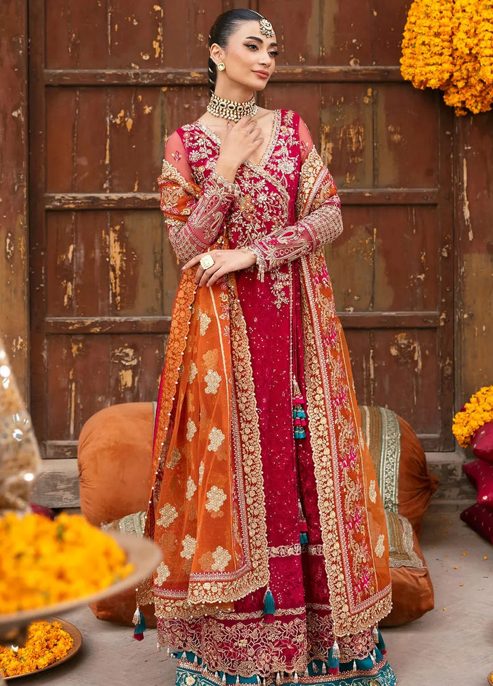 Jashn by Imrozia Serene Embroidered Net Suit Unstitched 3 Piece IM25J SB-36 Janaan - Formals Collection
