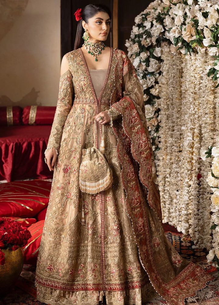 Jashn by Imrozia Serene Embroidered Net Suit Unstitched 4 Piece IM25J SB-37 Zarnigar - Formals Collection