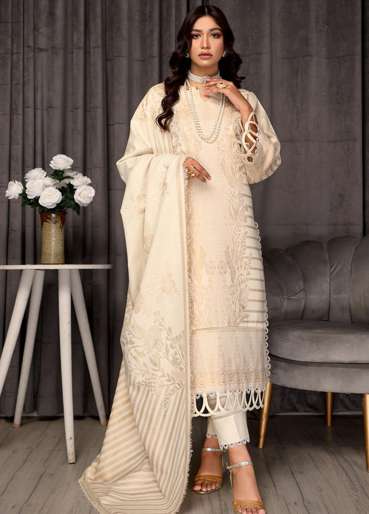 Jhalak By Humdum Embroidered Karandi Suits Unstitched 3 Piece HD23JH D-03 - Winter Collection
