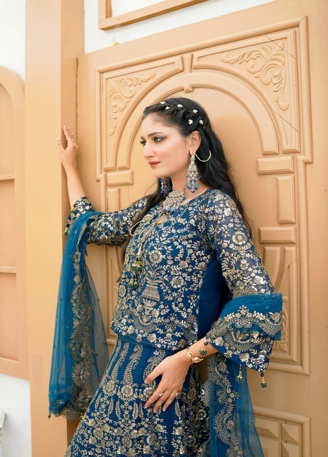 Jhankar By Zohan Ateeq Pret Embroidered Chiffon 3 Piece Suit Zoya
