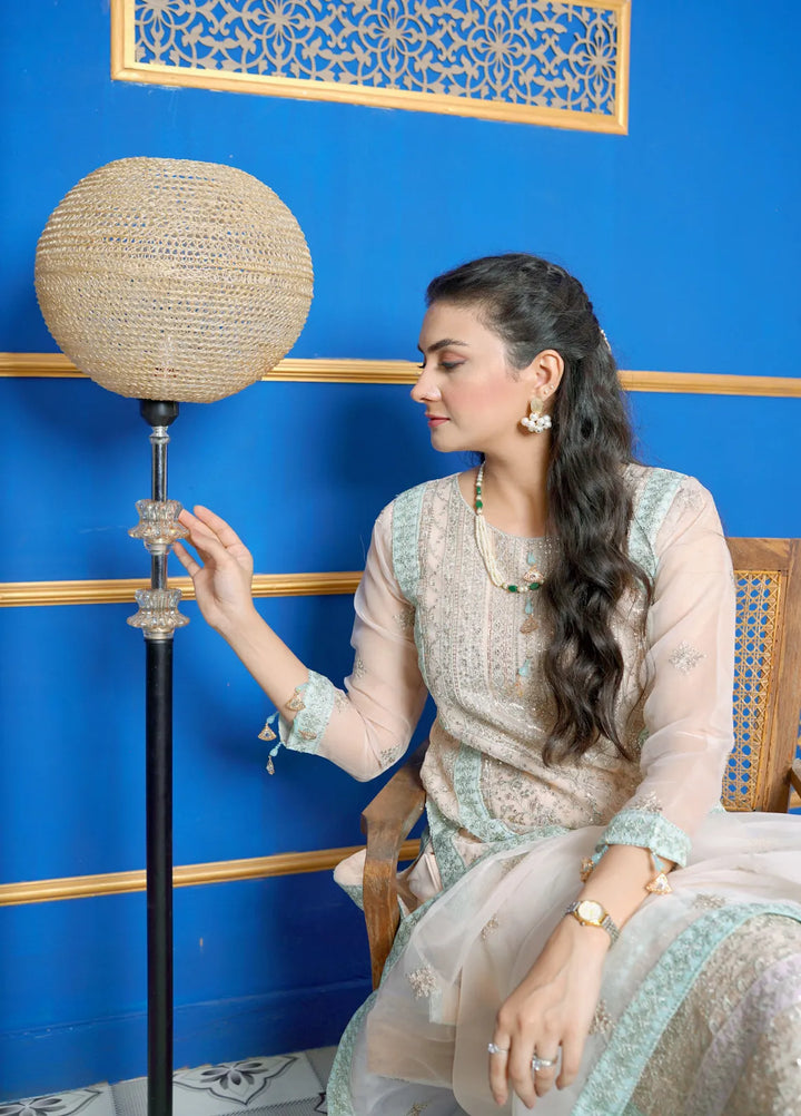 Jhankar By Zohan Ateeq Pret Embroidered Organza 3 Piece Suit Inaya