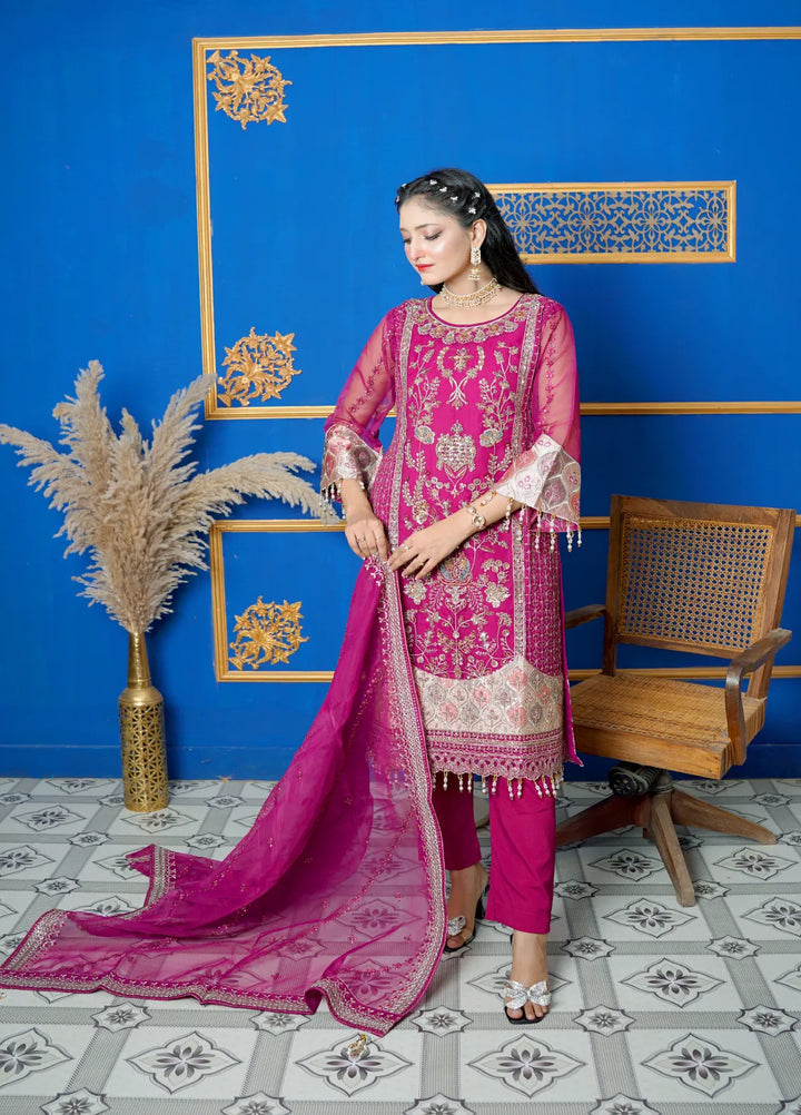 Jhankar By Zohan Ateeq Pret Embroidered Organza 3 Piece Suit Zara