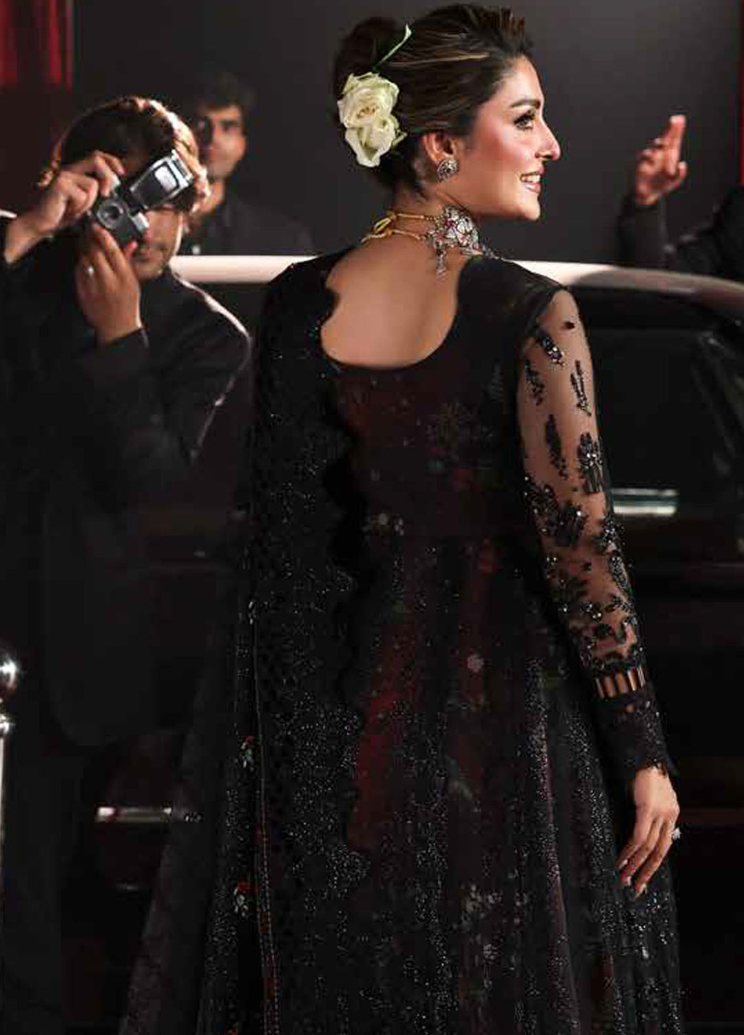 Jhoomro by Nureh Embroidered Net Suits Unstitched 4 Piece NU25JF NL-87 - Formals Collection