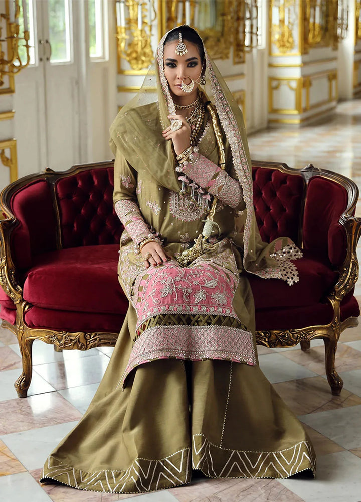 Jihaan by Salitex Embroidered Cotton Net Suits Unstitched 3 Piece SUNS24AJI008UT - Fesitive Collection