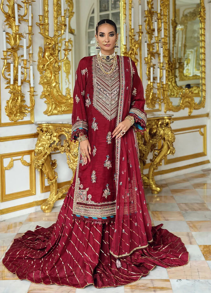 Jihaan by Salitex Embroidered Yarn Suits Unstitched 3 Piece SUNS24AJI001UT - Fesitive Collection